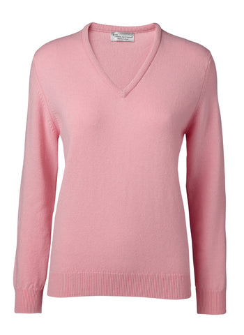 Hawick Knitwear  Ladies Luksus Sweater V/Hals.