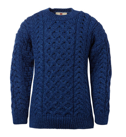 Carraig Donn Kids Aran Sweater, 3-10 år, Super blød Merino, Style A761-085. Listepris 499,- Nu 349,-