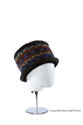 Kilkenny "Sara" Ladies Hat, Håndstrikket uld. Multicolour. Normalpris 399,- NU 189,-